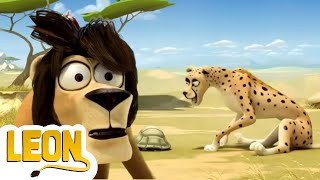 Leon - Pertarungan Cheetah 🐆 | Gajah Kartun | Pertunjukan Hutan Lucu untuk Anak-anak