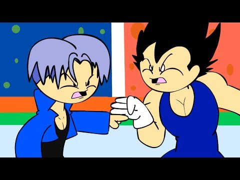 Vegeta vs Trunks RAP BATTLE! (DBZ Parody)
