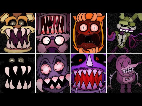 Five Nights at Friedrich's - All Jumpscares (Completed)
