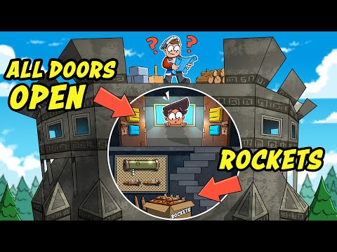 They LEFT ALL DOORS OPEN and I GOT ALL THE ROCKETS in Rust