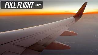 Southwest Airlines 737-700 | Stunning Sunrise! | Full Flight | Charleston (CHS) to Chicago (MDW)