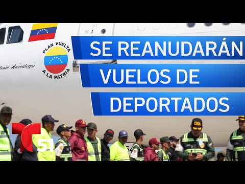 EEUU dice que Venezuela acordó reanudar vuelos de deportación