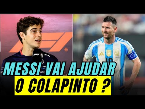 MESSI VAI AJUDAR O COLAPINTO? PILOTO ARGENTINO IRA ENCONTRAR COM O MESSI DURANTE O GP DOS EUA