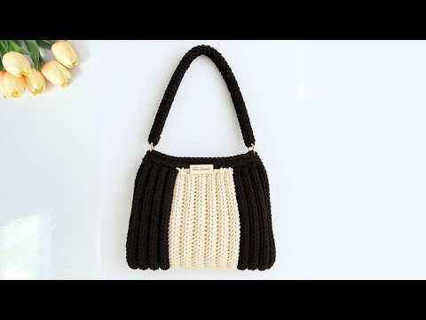 CANHOTA | Bolsa de Crochê Facílima Passo a Passo