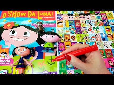 Livro De Atividades Show Da Luna Com Produção e Tia Fla
