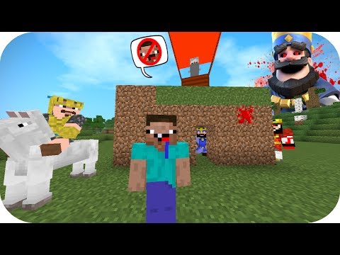 NOOB VS CREEPYPASTA CASA CLASH ROYAL MINECRAFT TROLL + ROLEPLAY