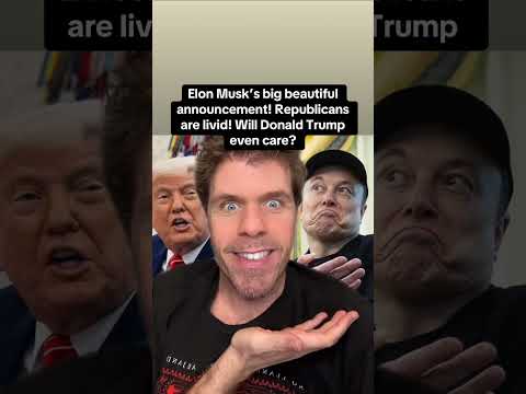 Elon Musk’s Big Beautiful Announcement! Republicans Are Livid! Will Donald Trump Even Care?
