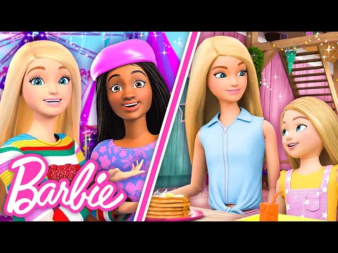 Barbie Camp: Schwesternwechsel & Barbie Traumhaus-Mysterien-Marathon! | 60 Minuten