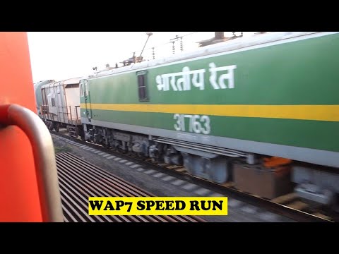 WAP7 Duronto Speed Run | Bhusawal, Skip Jalgaon, Petrol Freight Parallel Overtake, Blast Pachora