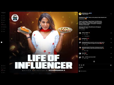 Life of Influencer 💄💅🏻 | Ft. Sudha Kanna | Sudharsanan A | Influencer Comedy | 4K | Censor Free