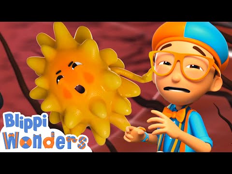 Sneezy Blippi ! | Blippi Wonders Educational Videos for Kids