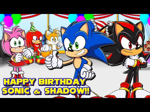 🎂 Sonic & Shadow's BIRTHDAY BASH!  (Sonic Animation)