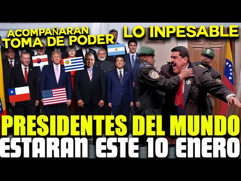 URGENTE!! PRESIDENTES DEL MUNDO ACOMPAÑARAN A EDMUNDO GONZALES PARA LA TOMA DE PODER ESTE 10 ENERO !