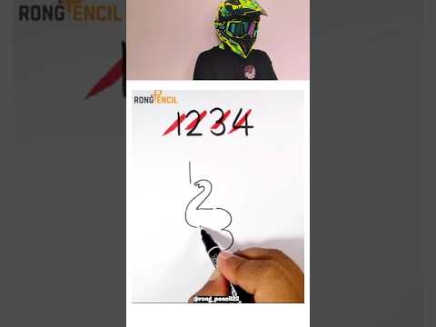 Drawing Elephant Using Numbers 🤩😍🥰 #shortsfeed #shorts #trending