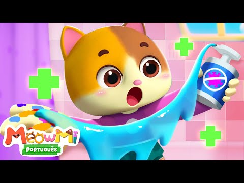 🐱 Show da Família Gato - Lave as Mãos  | Músicas Infantis em Português | Compilação
