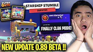 FINALLY NEW CLAN MODE UPDATE! ADA 3 MAP BARU & 20 SKINS DI STUMBLE GUYS NEW UPDATE 0.98 CLOSED BETA!