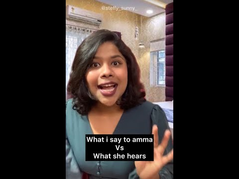 What i say to amma vs what she hears | STEFFY SUNNY #malayali #malayalamvines #shorts #malayalam