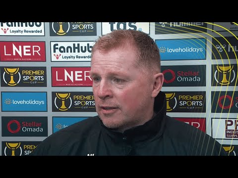 Neil Lennon reflects on Dunfermline Athletic's 4-1 Premier Sports Cup Group E defeat against Hearts