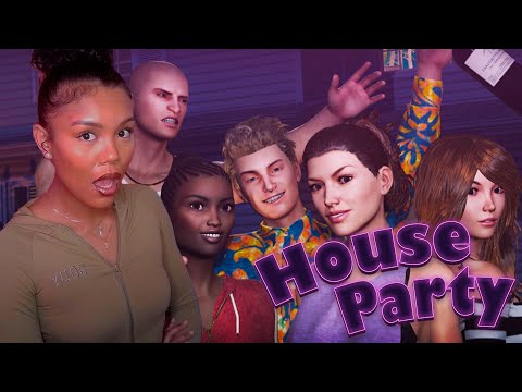 I Got Invited To a House Party and THIS Happened... // House Party Gameplay