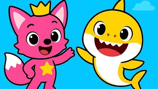 Pinkfong Baby Shark Multi-Screen Overlay Intro Effects