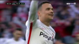 Roque Mesa goal Sevilla vs Alaves 1-0