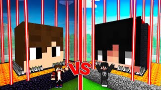 ماين كرافت : الحماية ضد الهجوم ولكن بيت اليوتيوبر اوكا ضد بيت اليوتيوبر ايهاب !!؟ 🔥😱