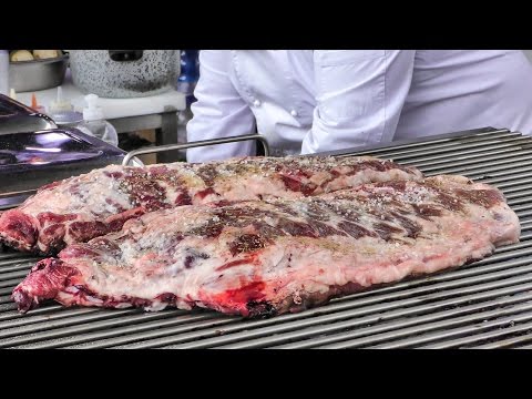Street Food from Cuba. Grilled Meats Seen in Italy at the Turin Street Food Parade