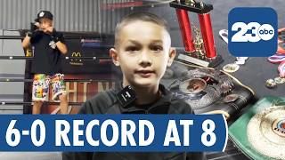 8-year-old Bakersfield boxer boasts 6-0 record with three titles