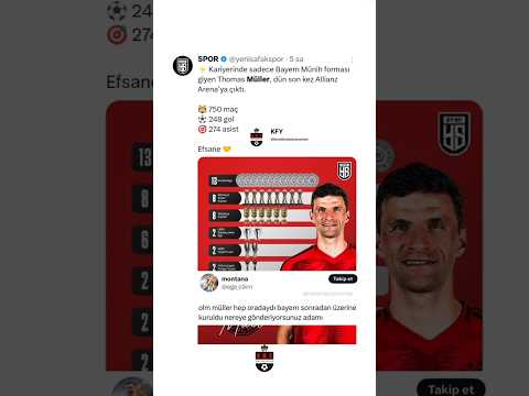 Bayern Münih, Thomas Müller ile yollarını ayıracak.