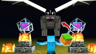 Maté al Dragón de Minecraft con Césped para humillarlo