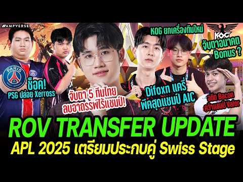 APL 2025 เตรียมจับสลาก 5 ทีมไทยลุ้นล้างอาถรรพ์ไร้แชมป์ |PSG KOG ปรับทัพ| อดีต Bacon ลุ้นขึ้น RPL2026