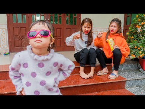 Trò Đùa Tô Son Lên Mặt Trừng Trị Bé Chi Siêu Quậy | Bài Học Cuộc Sống | Bé Chi TV