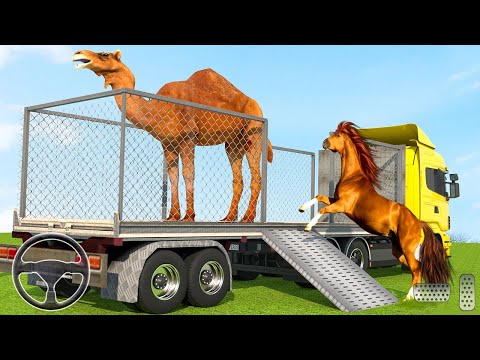 الإنقاذ شاحنة نقل الحيوان محاكي - محاكي القيادة - العاب سيارات - ألعاب أندرويد
