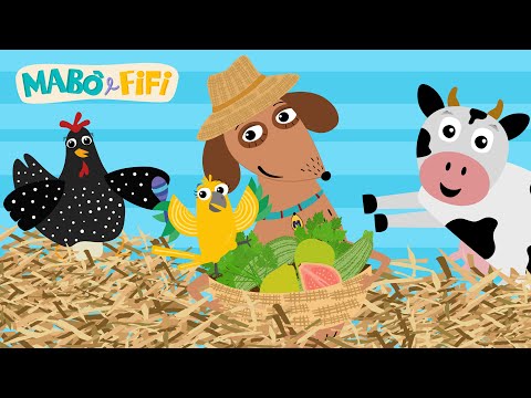 Animais da Fazenda com Mabô e Fifi | vídeo musical educativo