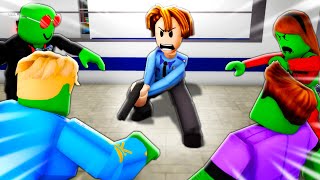 ROBLOX Brookhaven 🏡RP: OMG! Only Officer Peter Faces At Four Zombie Apocalypses - Roblox Animation