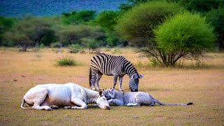 Zebra Taking Care Of Friends