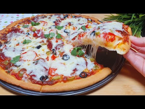ДОМАШНЯЯ ПИЦЦА ДЛЯ БОЛЬШОЙ КОМПАНИИ! САМАЯ ВКУСНАЯ ПИЦЦА!Вкусный рецепт пиццы! Perfect Pizza at Home