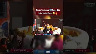 Arizona State players took a Frosted Flakes bath after the touchdown 🤣