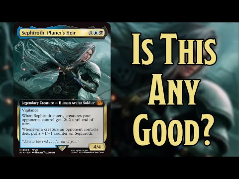 Is This Sephiroth Starter Deck Playable? MTG Arena Final Fantasy Standard Play