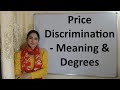 Understanding Price Discrimination Concepts