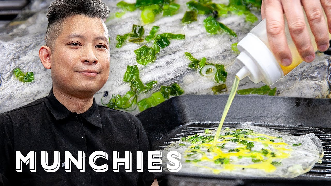 How To Make Vietnamese Pizza aka B-nh Tr-ng Nuong with Di an Di