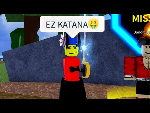 Katana User Zerando Blox Fruits🍈: O FILME | ROBLOX