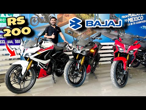 New Bajaj Pulsar RS 200 LED 2025 Model Digital Meter, No USD ❓ Price, Sports Bike, rs200