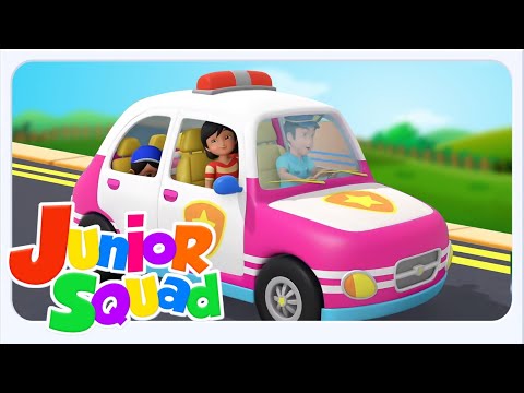 Wheels On The Police Car In Pink Color, हिंदी बालगीत, Train Song + More Hindi Animated Kids Videos