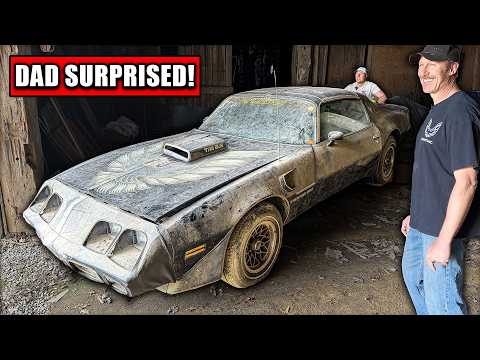 Father Surprised With His Trans AM Cleaned For The First Time in 19 YEARS! *AMAZING REACTION!*