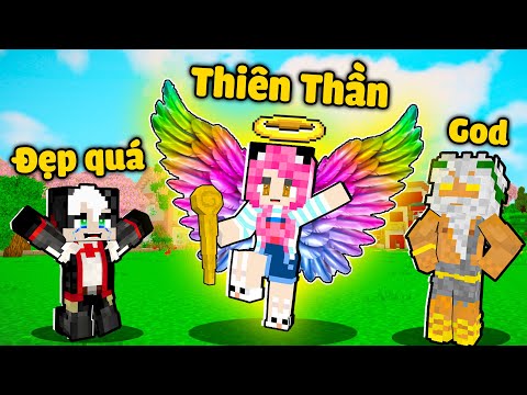 MỀU BẤT NGỜ SỞ HỮU SỨC MẠNH THIÊN THẦN TRONG MINECRAFT*REDHOOD THỬ THÁCH TRỞ THÀNH VỊ THẦN MINECRAFT