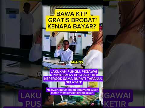 BUPATI TAPANULI PERGOKI PUNGLI PUSKESMAS ‼️#shorts #fyp #trending