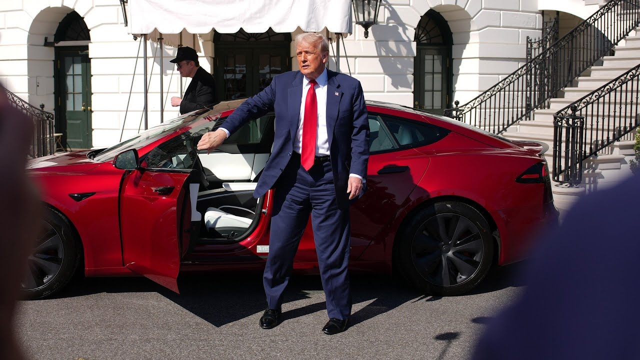 Trump considers selling his Tesla amid dispute with Elon Musk