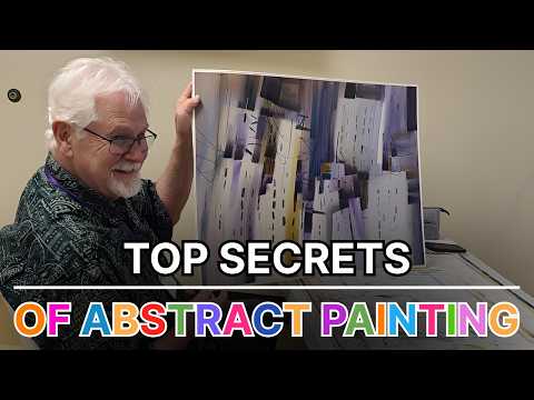 WATERCOLOR abstract painting tips | STERLING EDWARDS shares his watercolor secrets | painting hacks