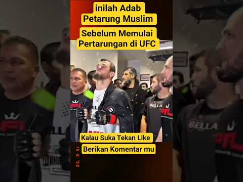 Adabnya Petarung Muslim Sebelum Memulai Bertarung di Ring